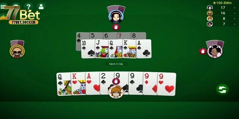 Top 3 chiến thuật đỉnh cao khi cho tiến lên miền Nam 77bet