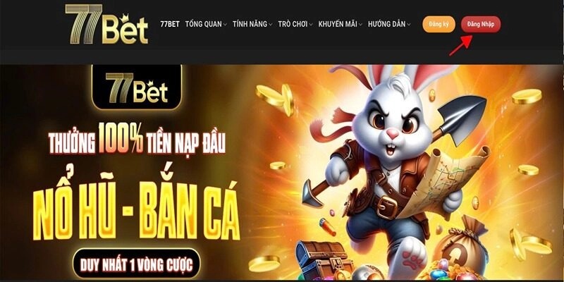 Lưu ý quan trọng khi tiến hành đăng nhập 77bet