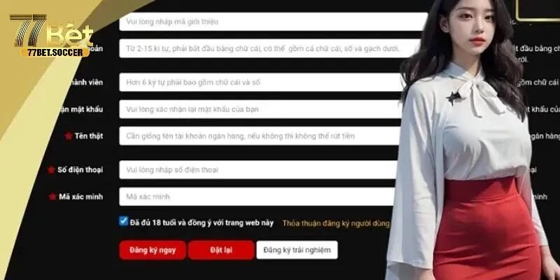 Đăng ký 77bet và các lưu ý cần ghi nhớ