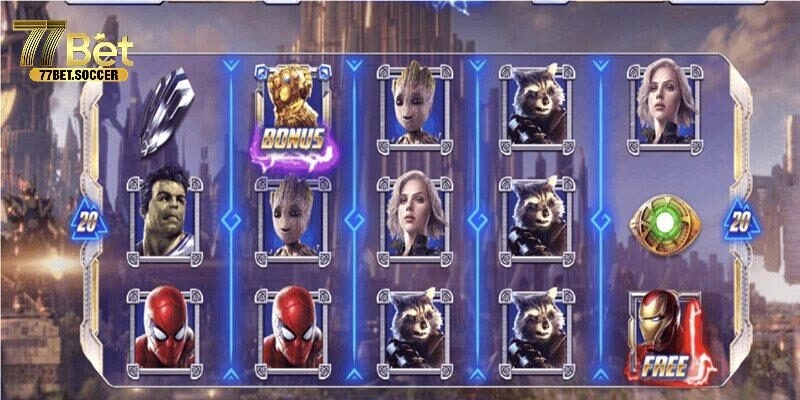 Các biểu tượng trong nổ hũ Avengers